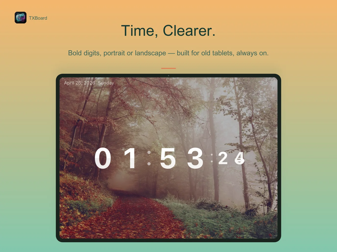 Multiple clock styles with classic charm